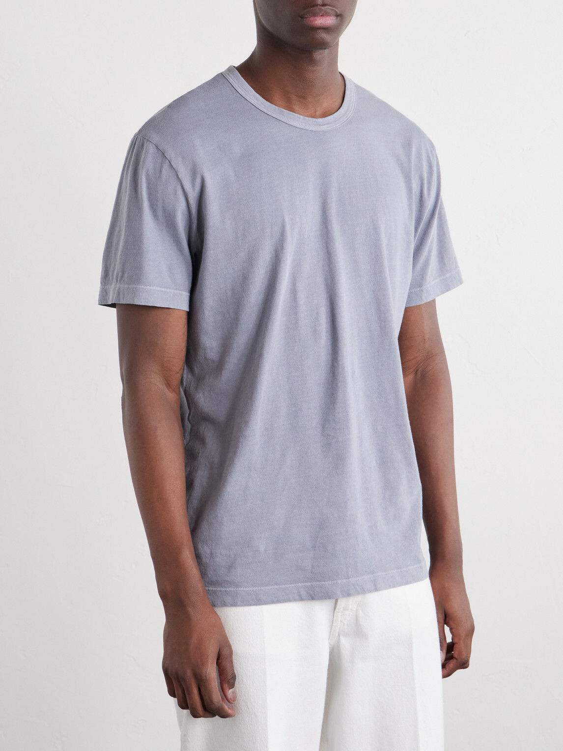 James Perse - Combed Cotton-Jersey T-Shirt - Gray
