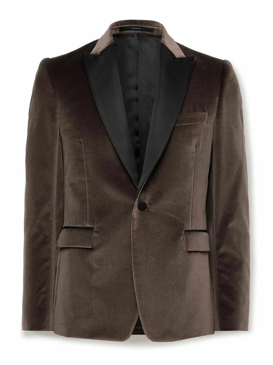 Paul Smith Men's Cotton Zip Jacket in Blue Paul Smith