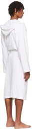 Moschino White Cotton Robe