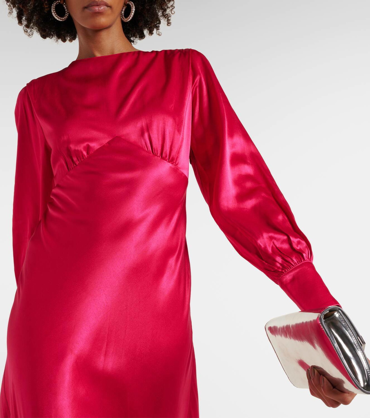 Rixo Marni 2 satin crpe maxi dress Rixo