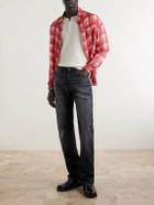 424 - Straight-Leg Cotton-Canvas Trousers - Black