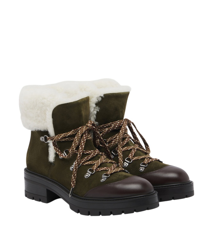 Photo: Aquazzura Val Disere suede lace-up boots