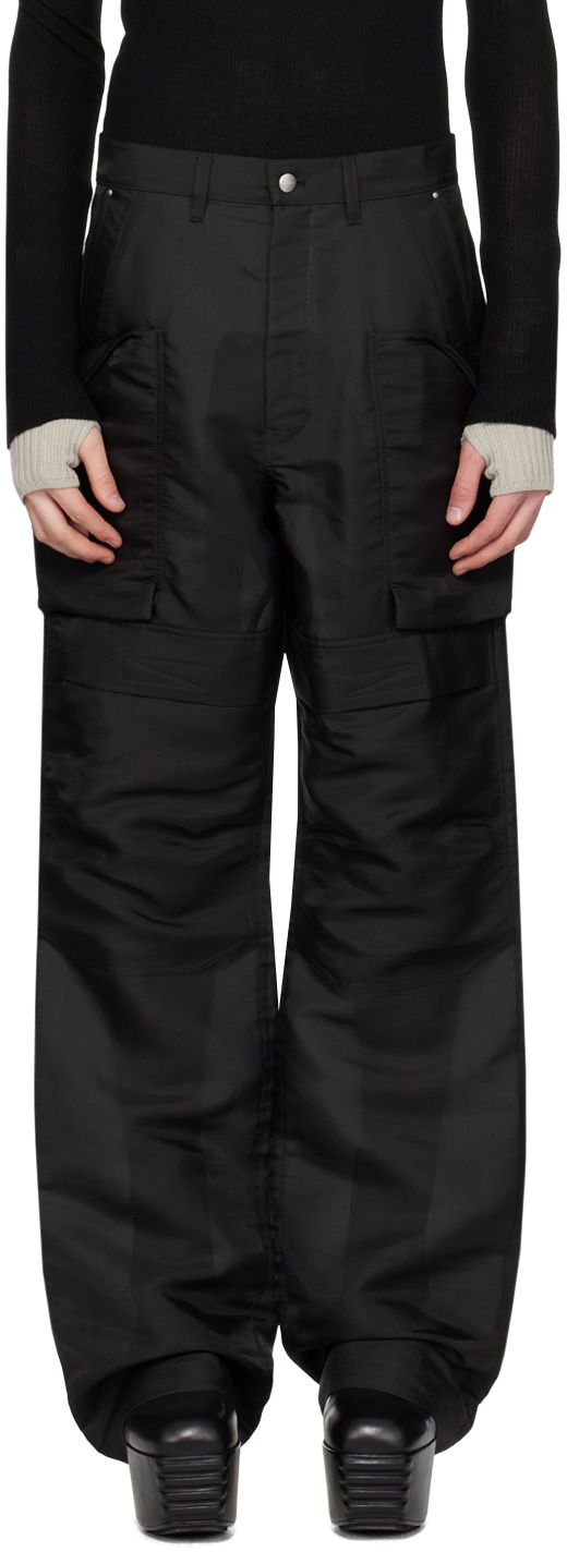 Rick Owens Black Stefan Cargo Pants Rick Owens