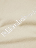 Billionaire Boys Club - Logo-Embroidered Cotton-Jersey Sweatshirt - Neutrals