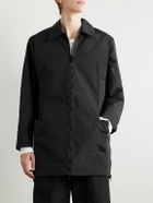 SAIF UD DEEN - Panelled Nylon Coat - Black