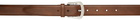 Brunello Cucinelli Brown Leather Belt