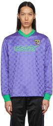 Sergio Tacchini Purple A$AP Nast Edition Futbol Long Sleeve T-Shirt