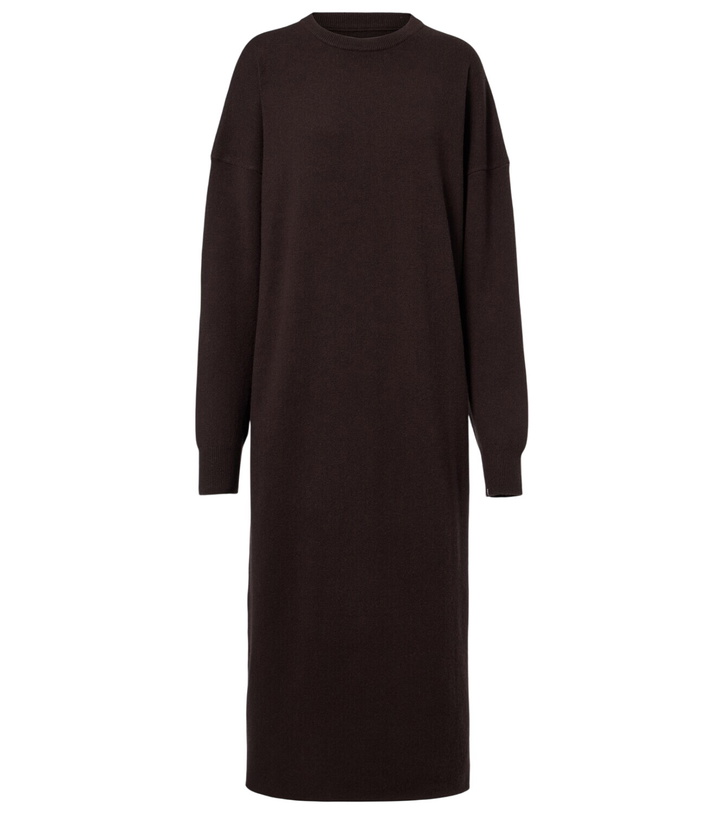 Photo: Extreme Cashmere N°106 Weird Short cashmere-blend midi dress