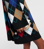 Loewe Argyle wool minidress