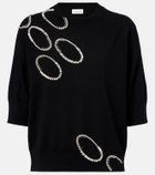 Dries Van Noten Embellished wool sweater