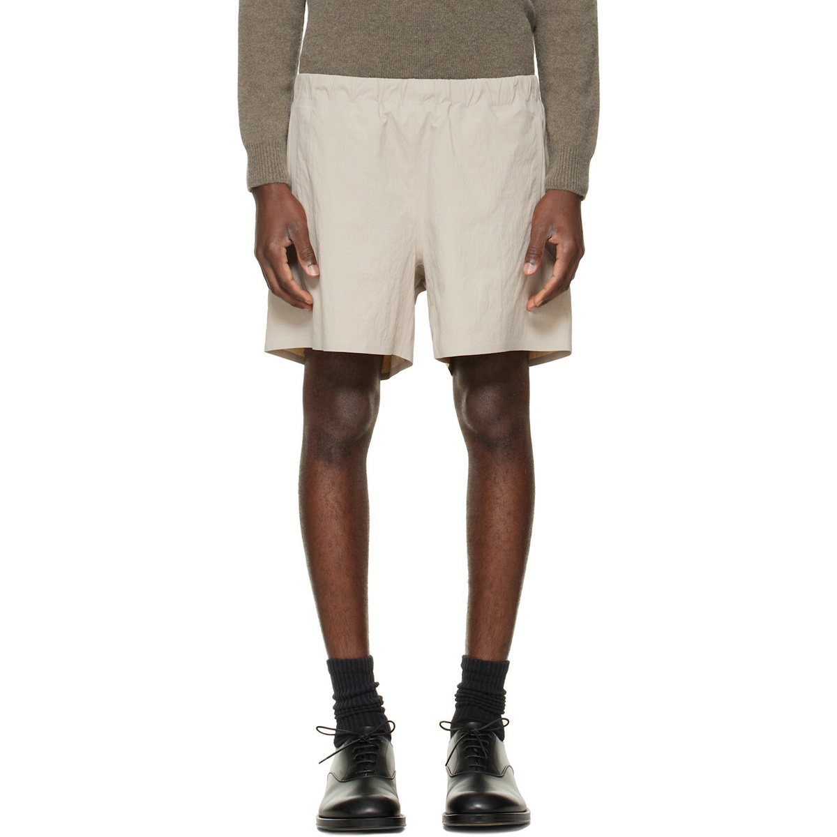 Veilance Beige Argand Shorts