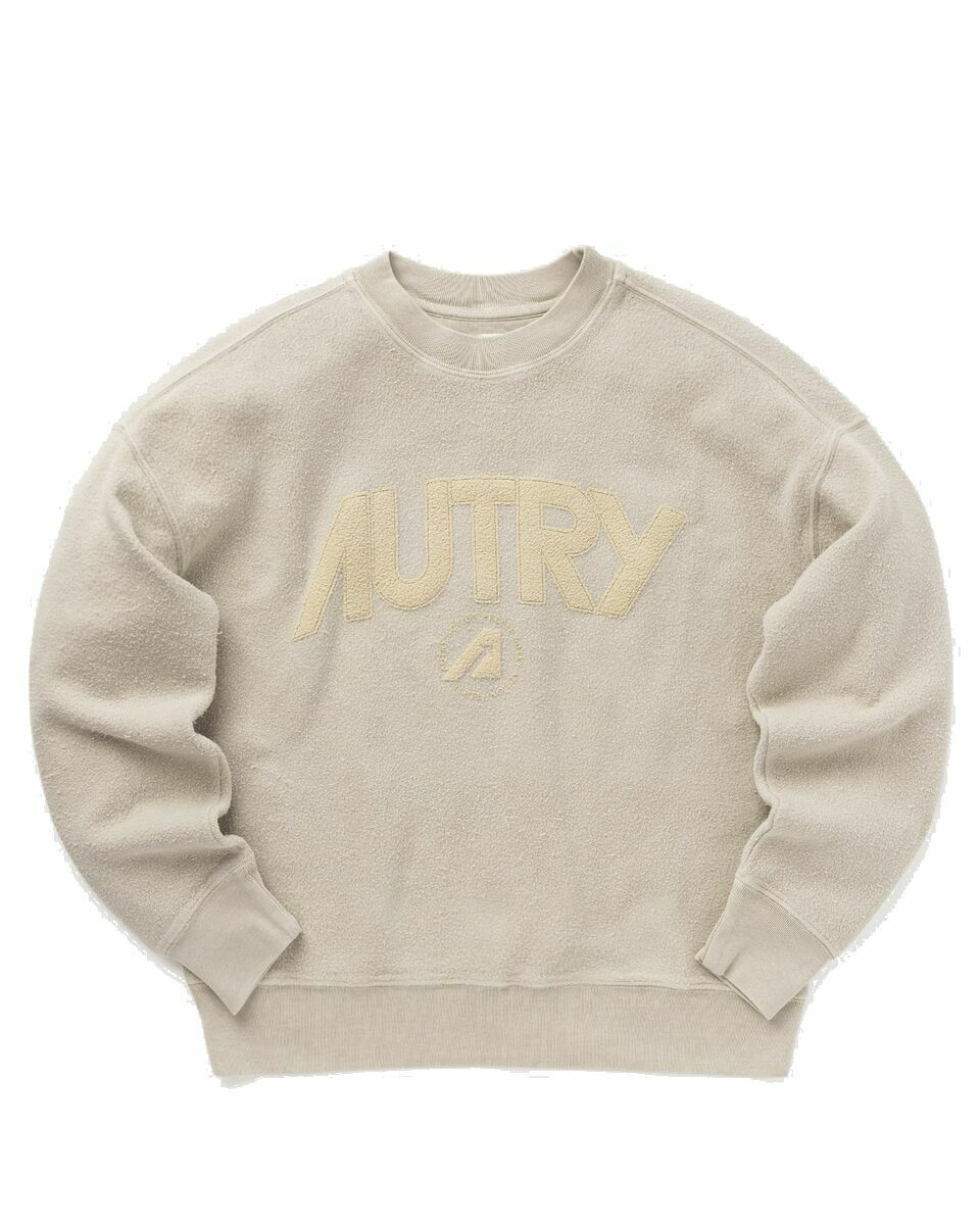 Photo: Autry Action Shoes Wmns Sweatshirt Amour Beige - Womens - Sweatshirts