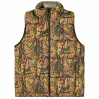 Gramicci Men's Down Puffer Vest in Leaf Camo