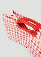 Check Bottle Bag in Red