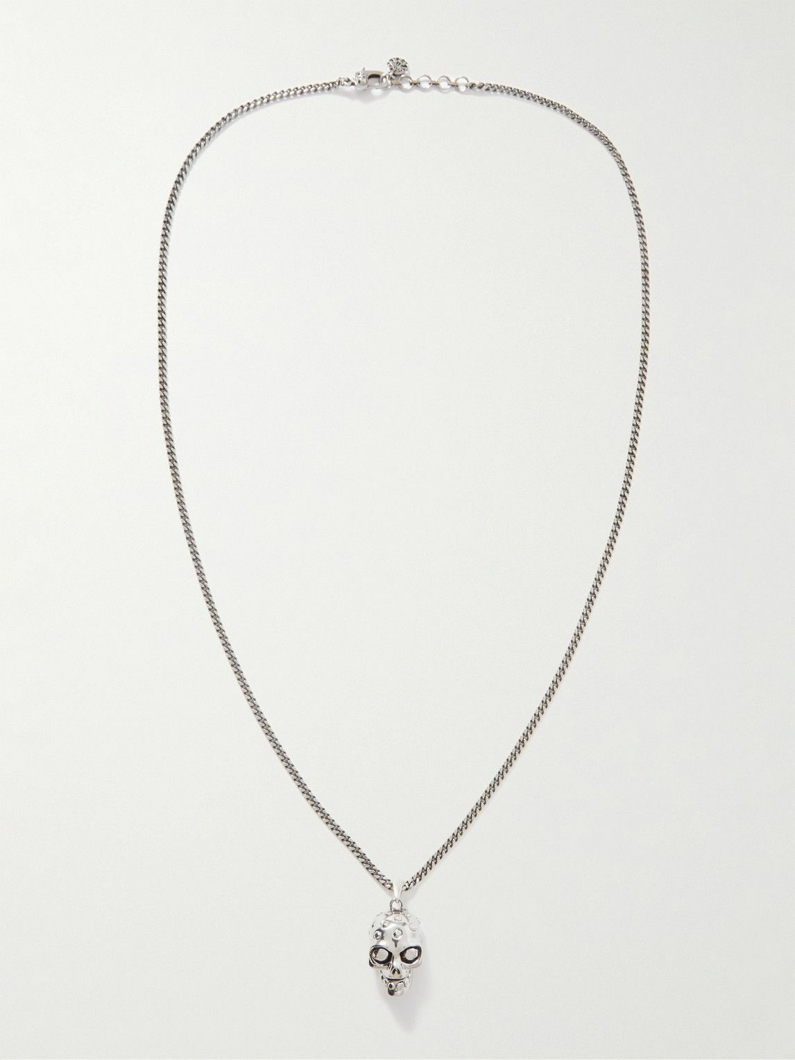 Alexander McQueen - Skull Knuckle Silver-Tone Necklace