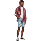 Levis Red Check Linka Hooded Shirt