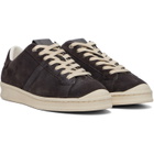 Jil Sander Gray Calfskin Sneakers
