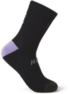 MAAP - Flag Colour-Block Stretch-Knit Cycling Socks - Black