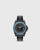 A Bathing Ape Type 1 Bapex Crystal Stone Black - Mens - Watches