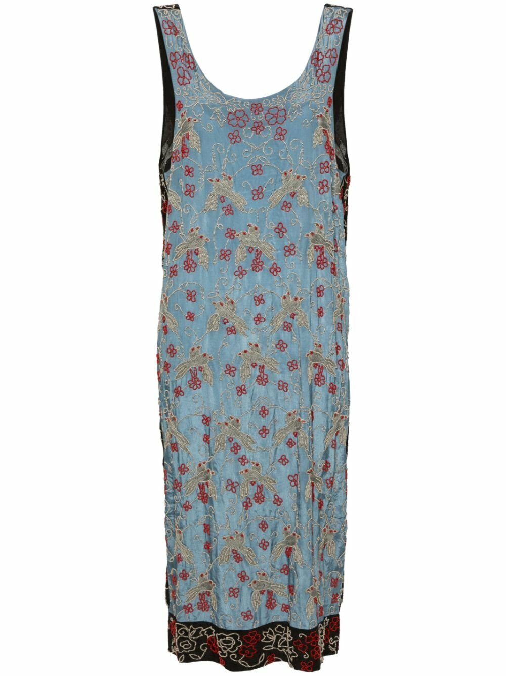 ワンピース BODE Embroidered silk blend Stadium dress Embroidered silk blend Stadium dress – G&B