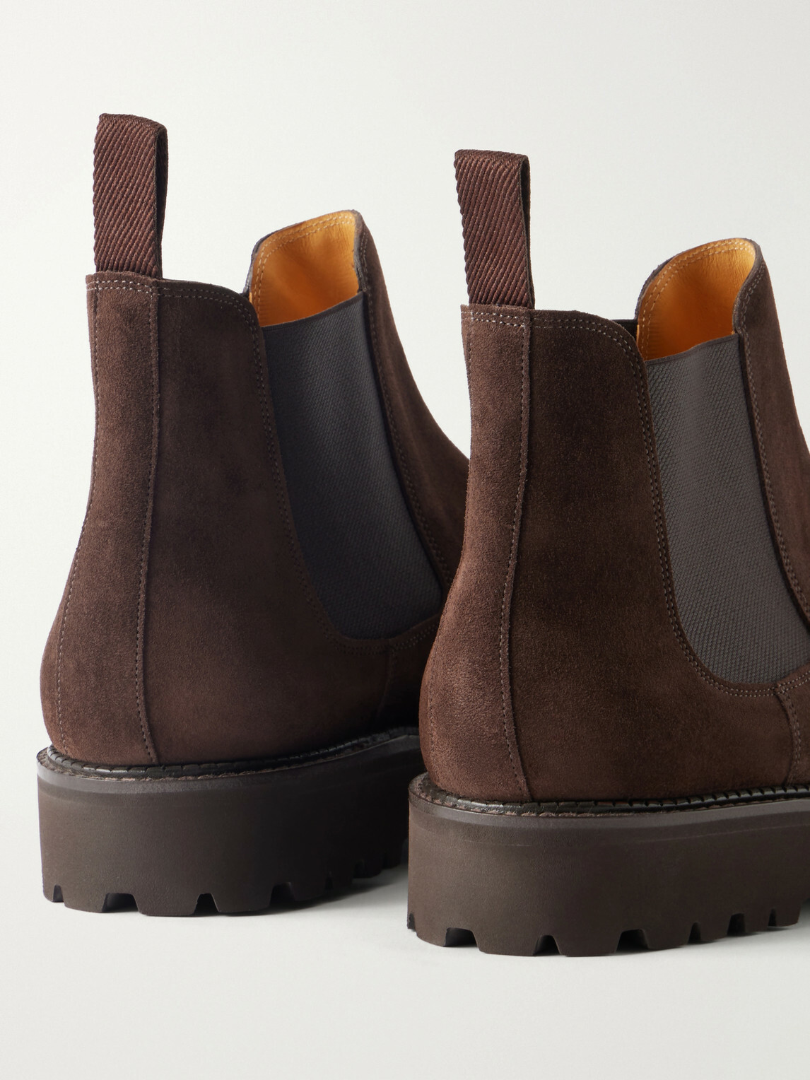 John Lobb - Lawry New Standard Suede Chelsea Boots - Brown
