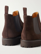 John Lobb - Lawry New Standard Suede Chelsea Boots - Brown