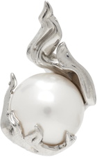 Alan Crocetti Silver Pearl In Heat Earring