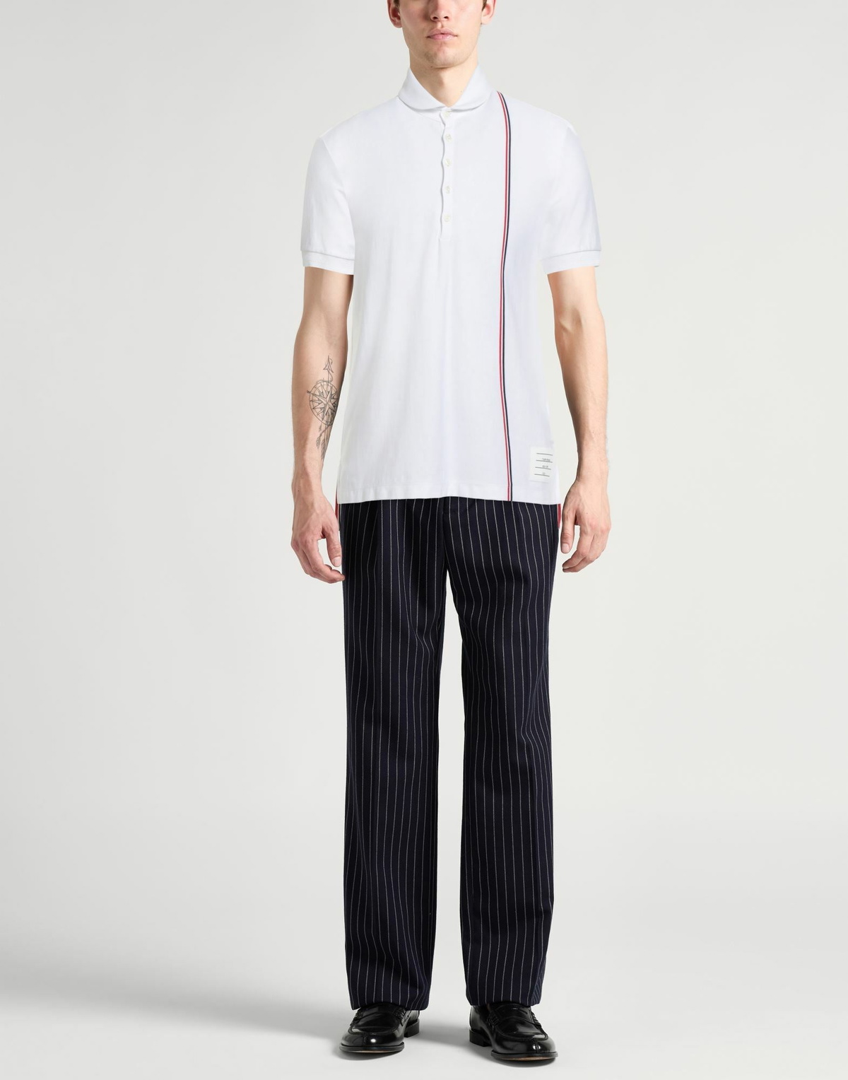 Thom Browne Mens Polo shirt in White