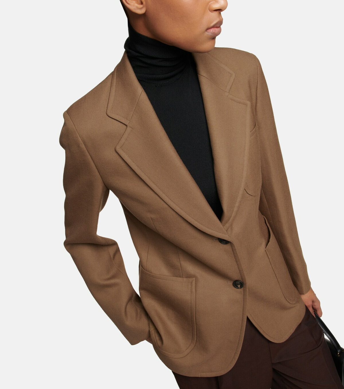 The Row Milto wool and silk blazer