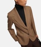 The Row Milto wool and silk blazer