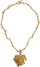 Rebekah Kosonen Bide SSENSE Exclusive Gold Love is a (Medium) Thing Physical Necklace