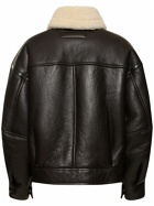 ACNE STUDIOS - Leather Shearling Biker Jacket