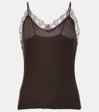 The Row Ikee silk-blend tank top