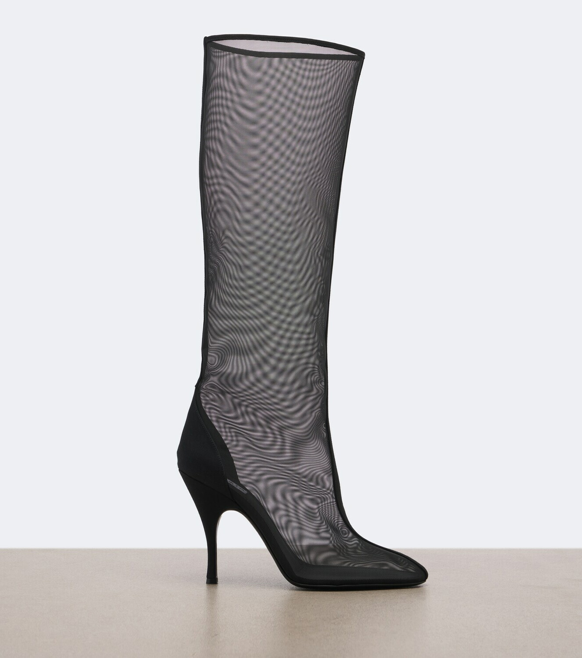 Alaïa Mesh knee-high boots