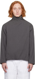 BRYAN JIMENÈZ Gray Waffle Turtleneck