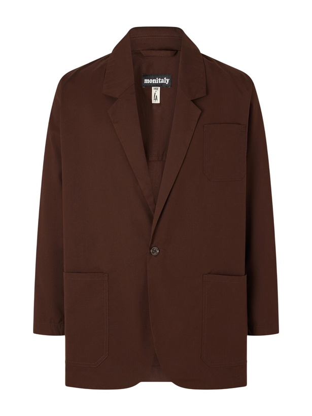 Photo: Monitaly - Cotton Suit Jacket - Brown
