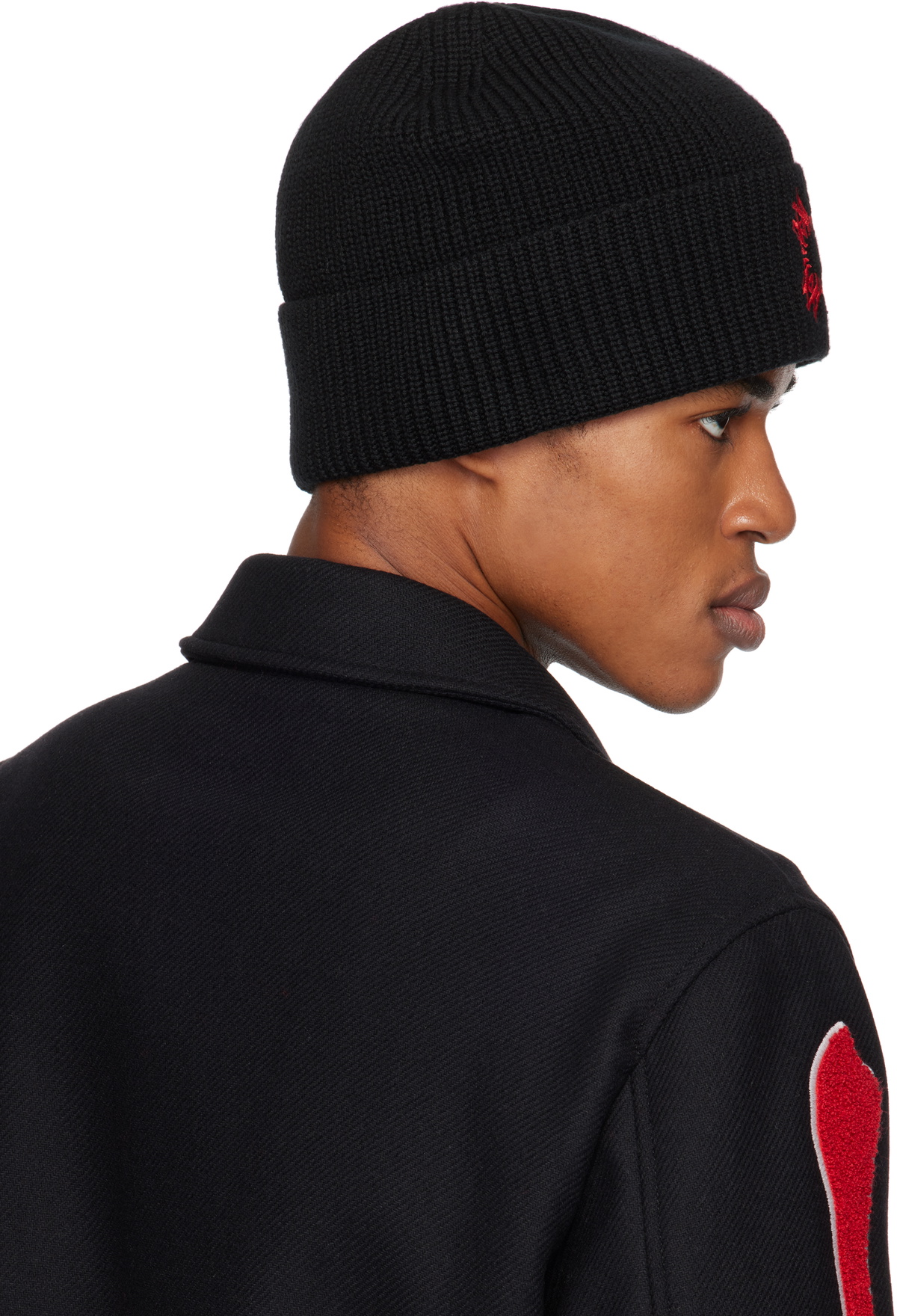 AMIRI Black 'MA' Quad Beanie Amiri