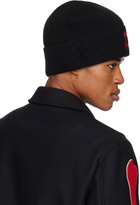 AMIRI Black 'MA' Quad Beanie