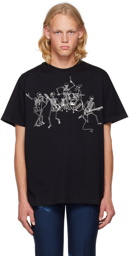 Alexander McQueen Black Graphic T-Shirt