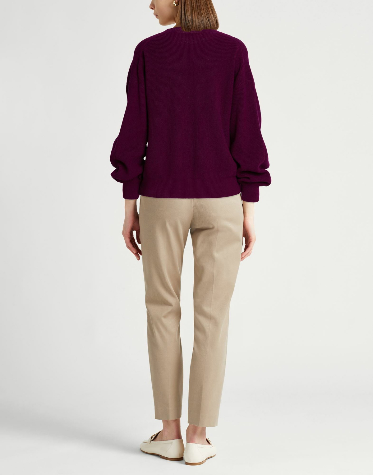 Annagreta Womens Sweater Plum