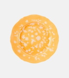 Cabana x Ginori 1735 floral porcelain dessert plate