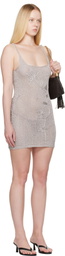 Paloma Wool Gray Onida Minidress