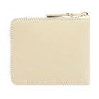Comme des Garçons SA7100 Classic Wallet in White