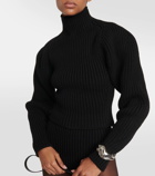 Alaïa Wool-blend turtleneck sweater