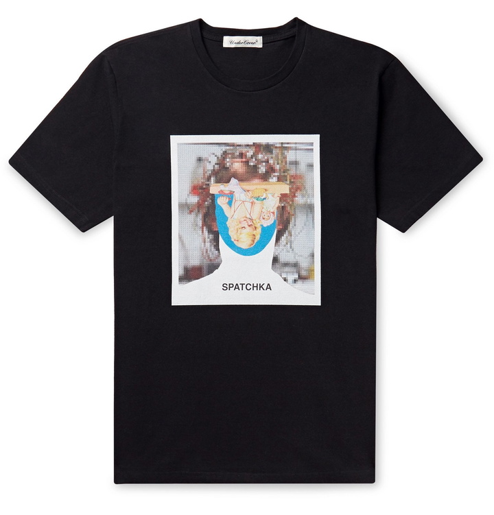 Photo: Undercover - Printed Cotton-Jersey T-Shirt - Black