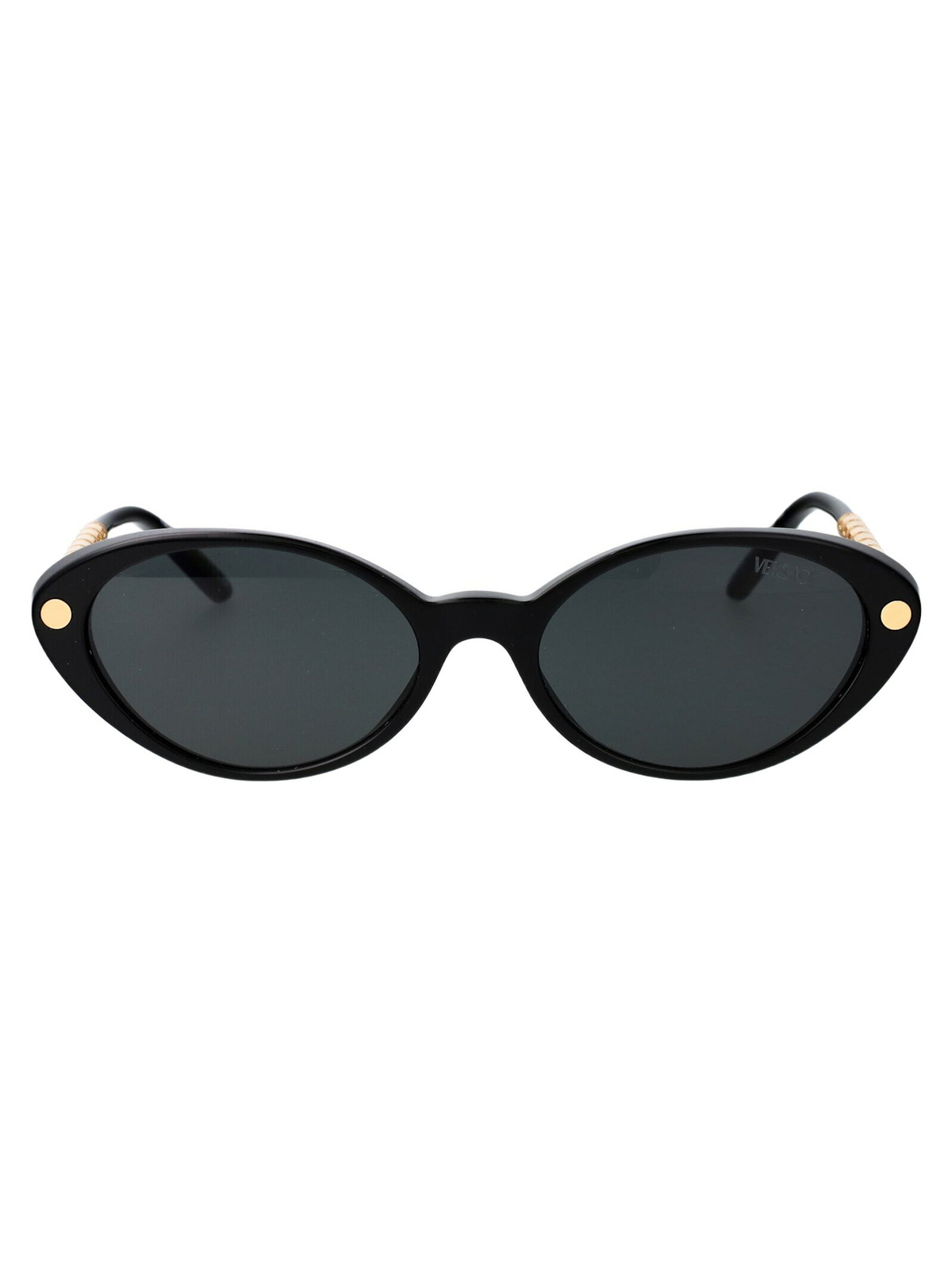 Versace Black V-Medusa Cat-Eye Sunglasses Versace
