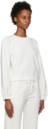 Filippa K White Raglan Sweatshirt