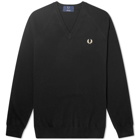 Fred Perry Reissues Lambswool V-Neck Jumper