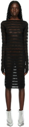 1XBLUE SSENSE Exclusive Black Tease Minidress