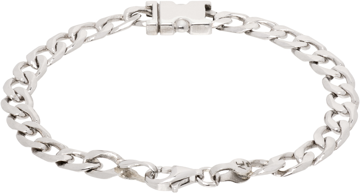 Alan Crocetti Silver Unity Curb Chain Bracelet